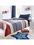  image of catherine-lansfield-stars-and-stripes-fitted-sheet-multi