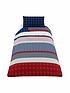  image of catherine-lansfield-stars-and-stripes-duvet-cover-set-navy