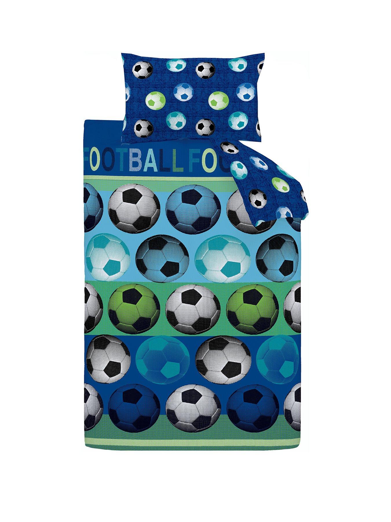  image of catherine-lansfield-football-duvet-cover-set-blue