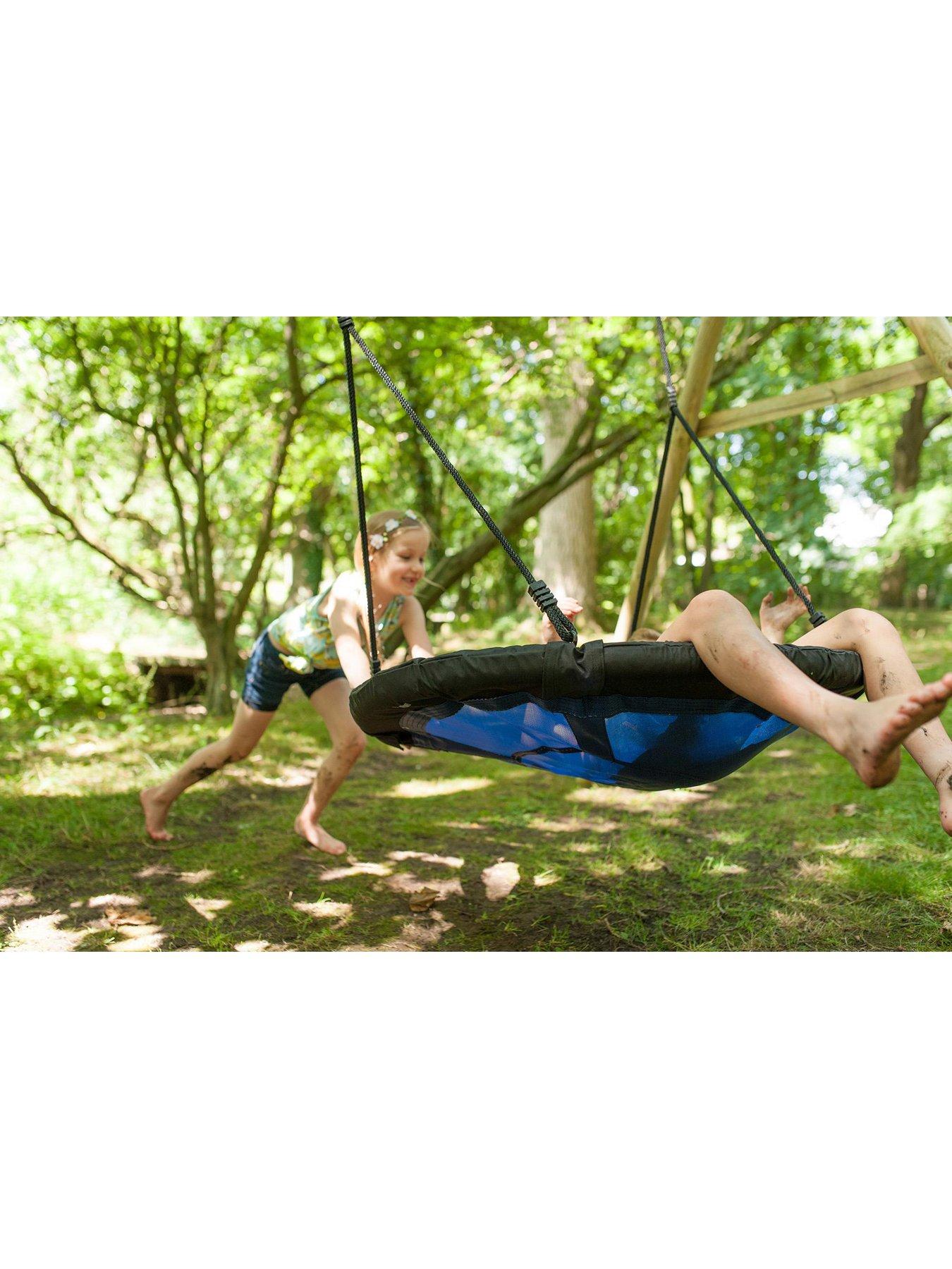  image of plum-plumreg-spider-monkey-ii-wooden-garden-swing-set