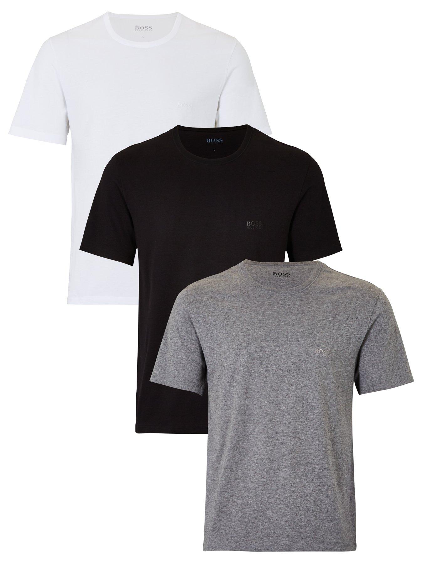 mens boss t shirts 3 pack