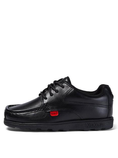 kickers-fragma-lace-up-school-shoes-black