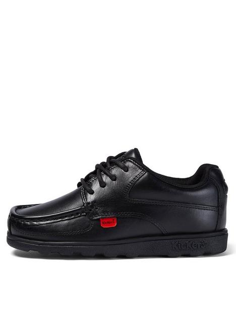 kickers-fragma-lace-up-school-shoes-black