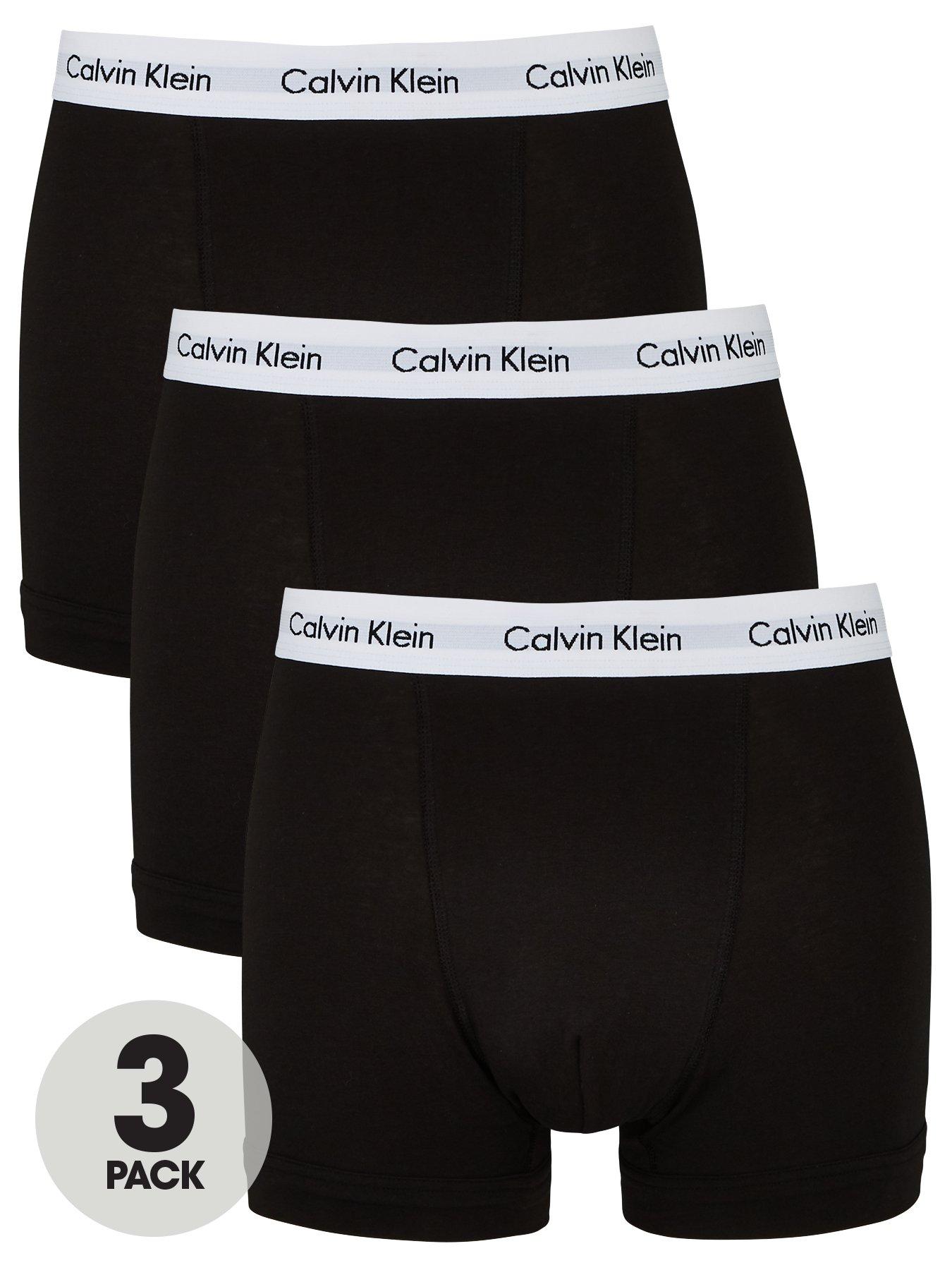 black calvin klein boxers