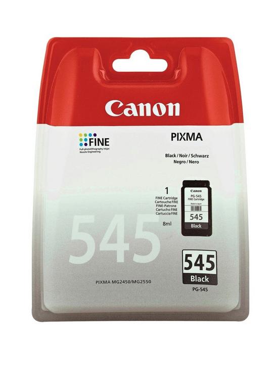 front image of canon-pg-545-black-ink-cartridge