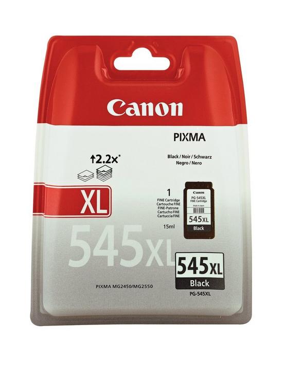 front image of canon-pg-545xl-black-xl-ink-cartridge