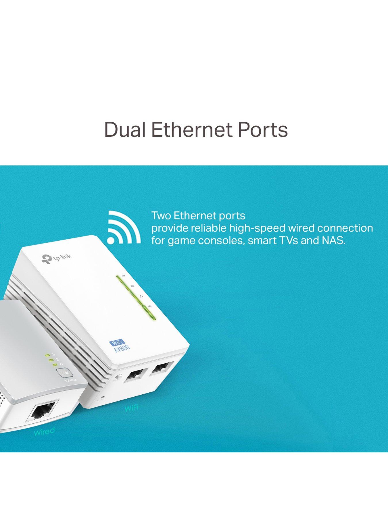  image of tp-link-tl-wpa4220kit-av600-powerline-kit-with-wi-fi