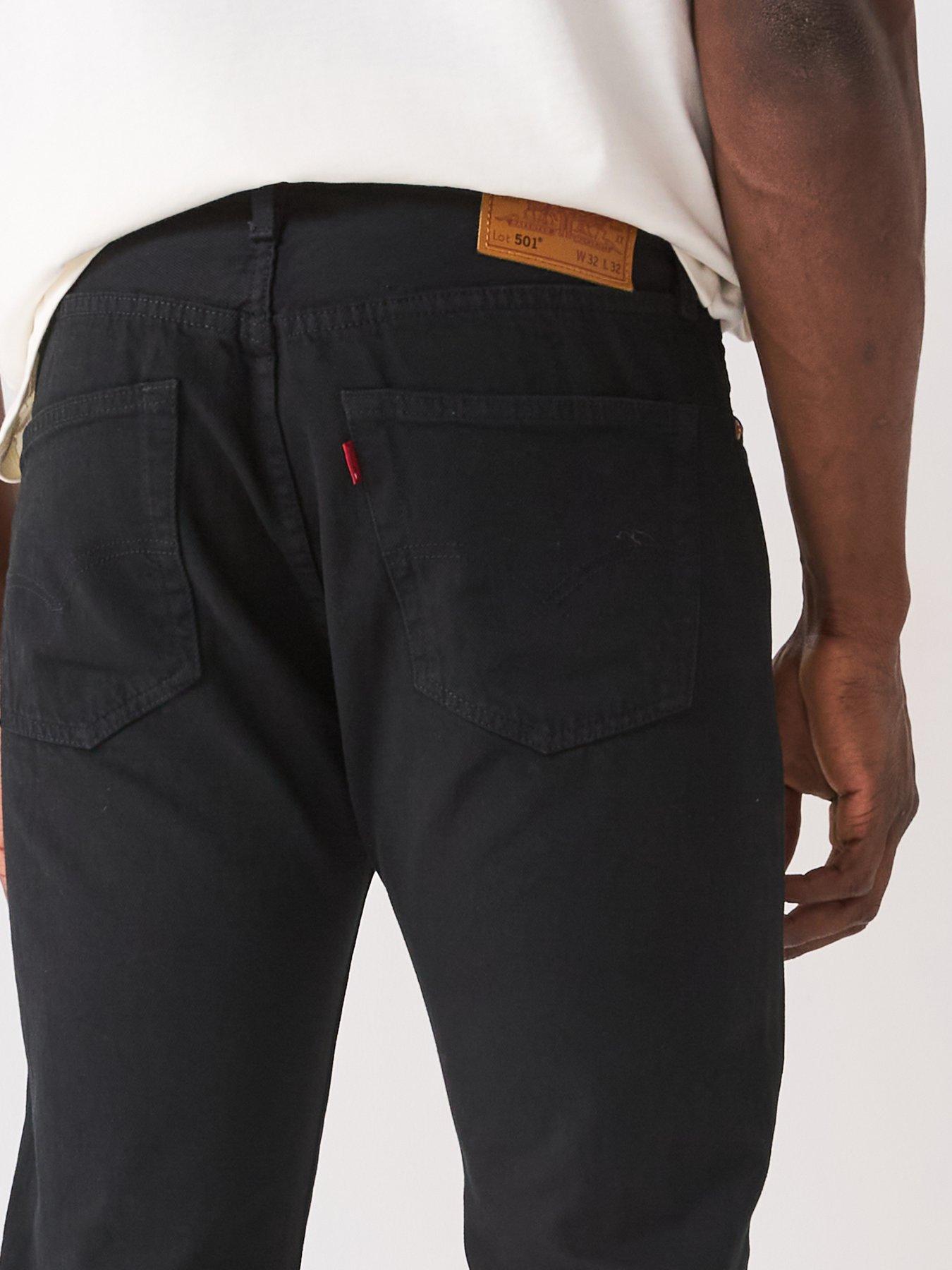 Image 4 of 5 of Levi's 501&reg; Original Straight Fit Jeans - Black 80701 - Black