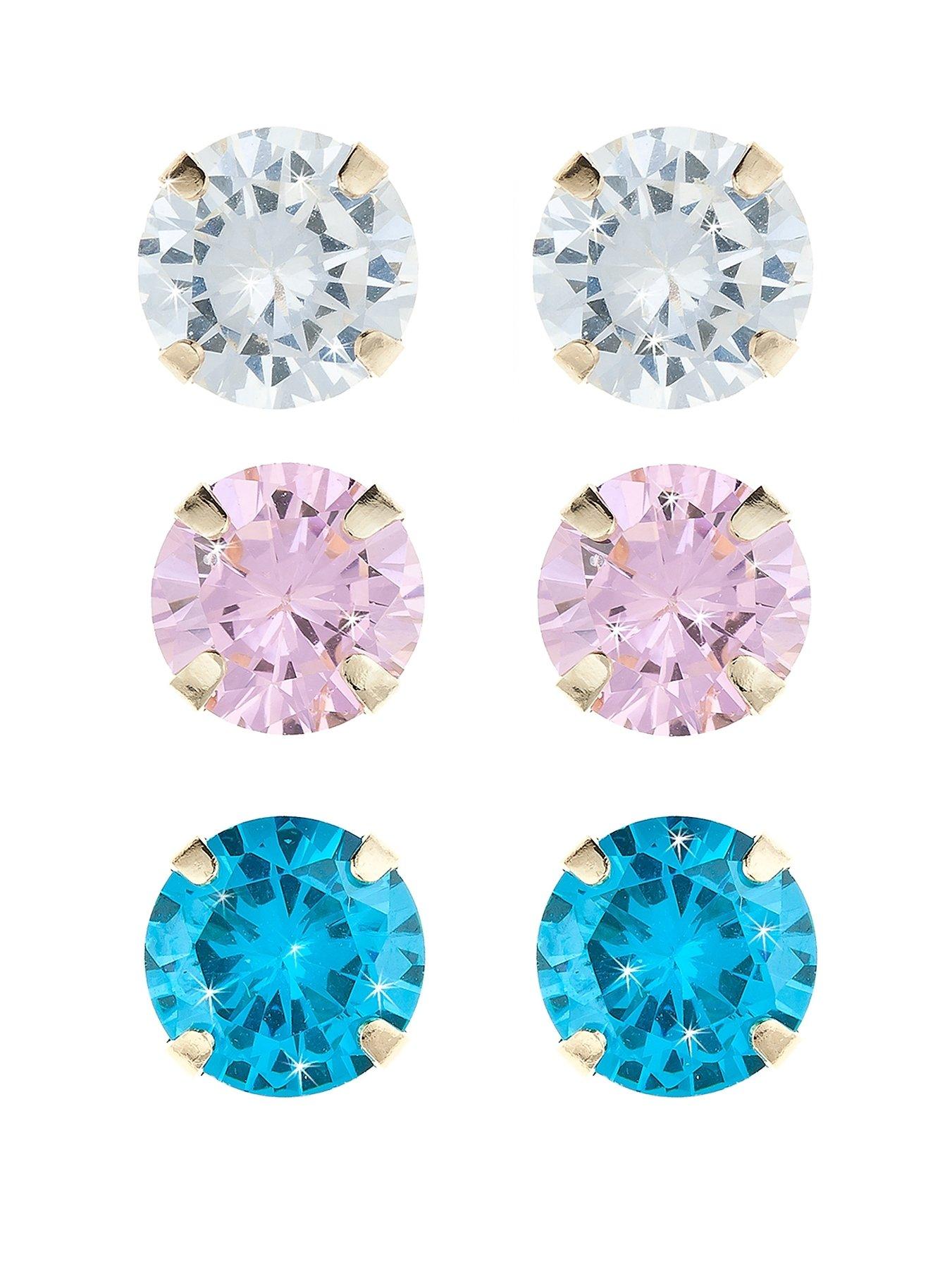 the-love-collection-9-carat-yellow-gold-set-of-3-cubic-zirconia-stud-4-mm-earrings