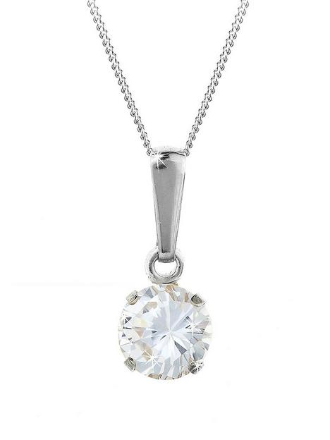 love-gem-9-carat-white-gold-6mm-round-white-cubic-zirconia-pendant
