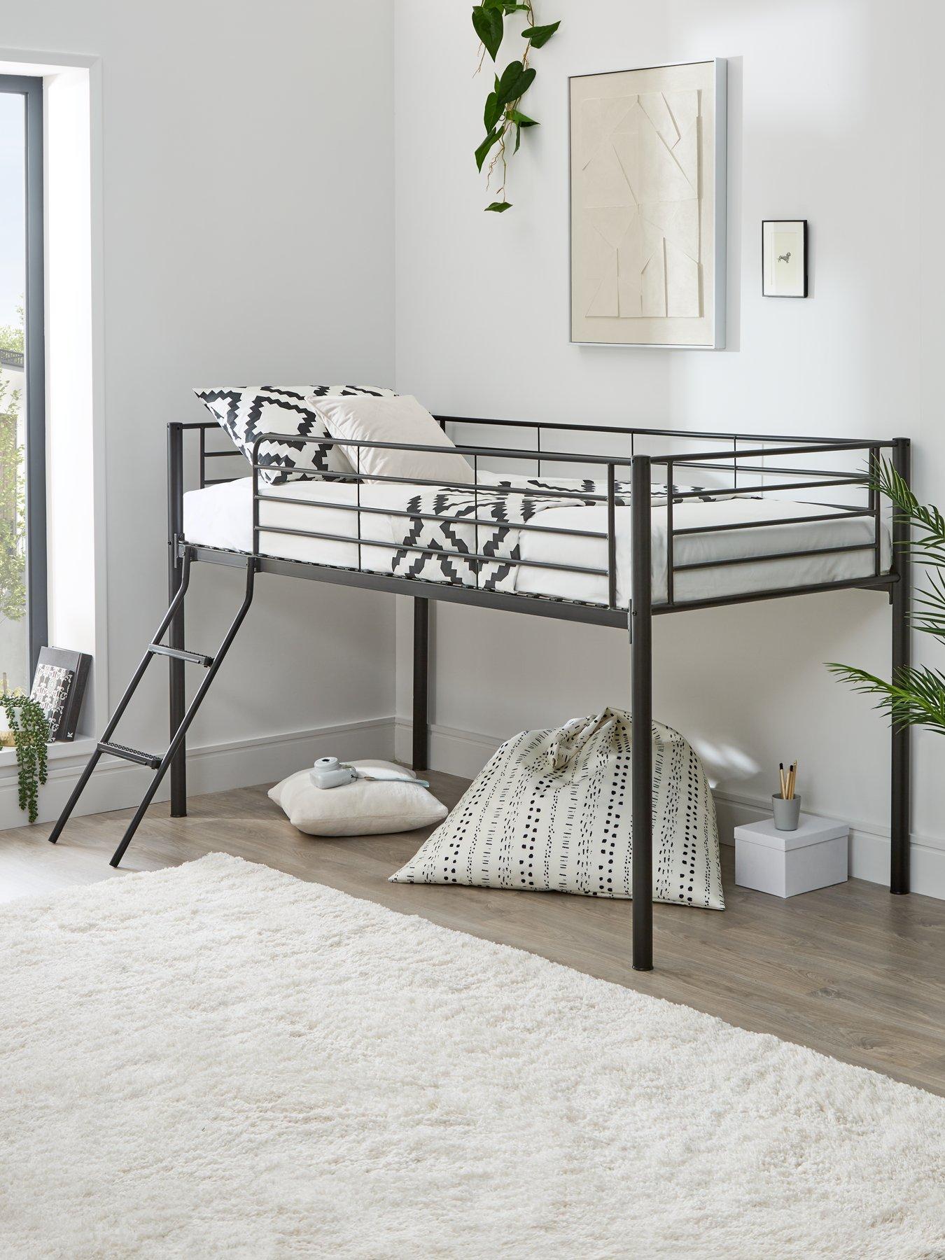 Very Home Domino Mid Sleeper Bed with Optional Mattress
