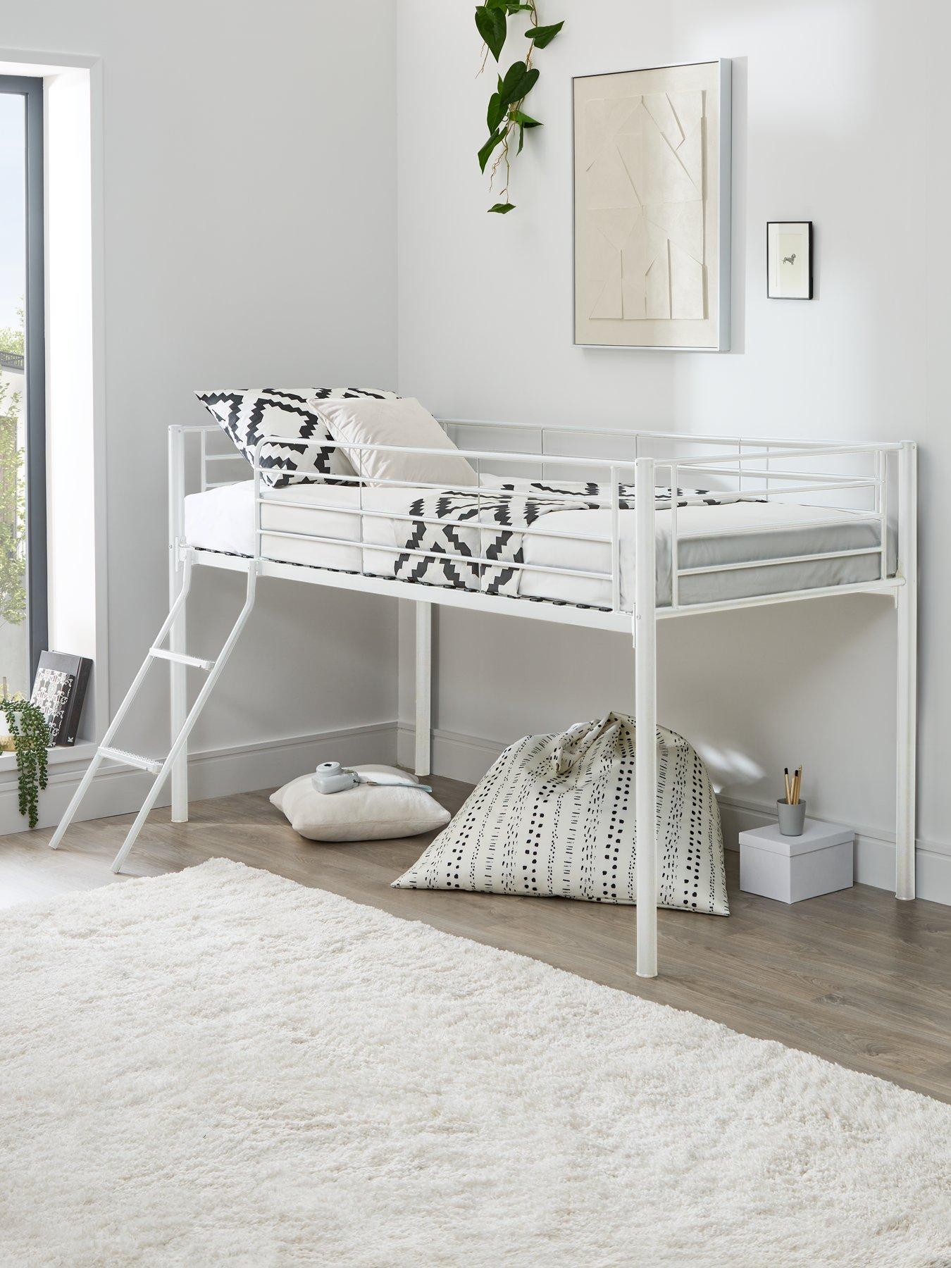 Very Home Domino Mid Sleeper Bed with Optional Mattress