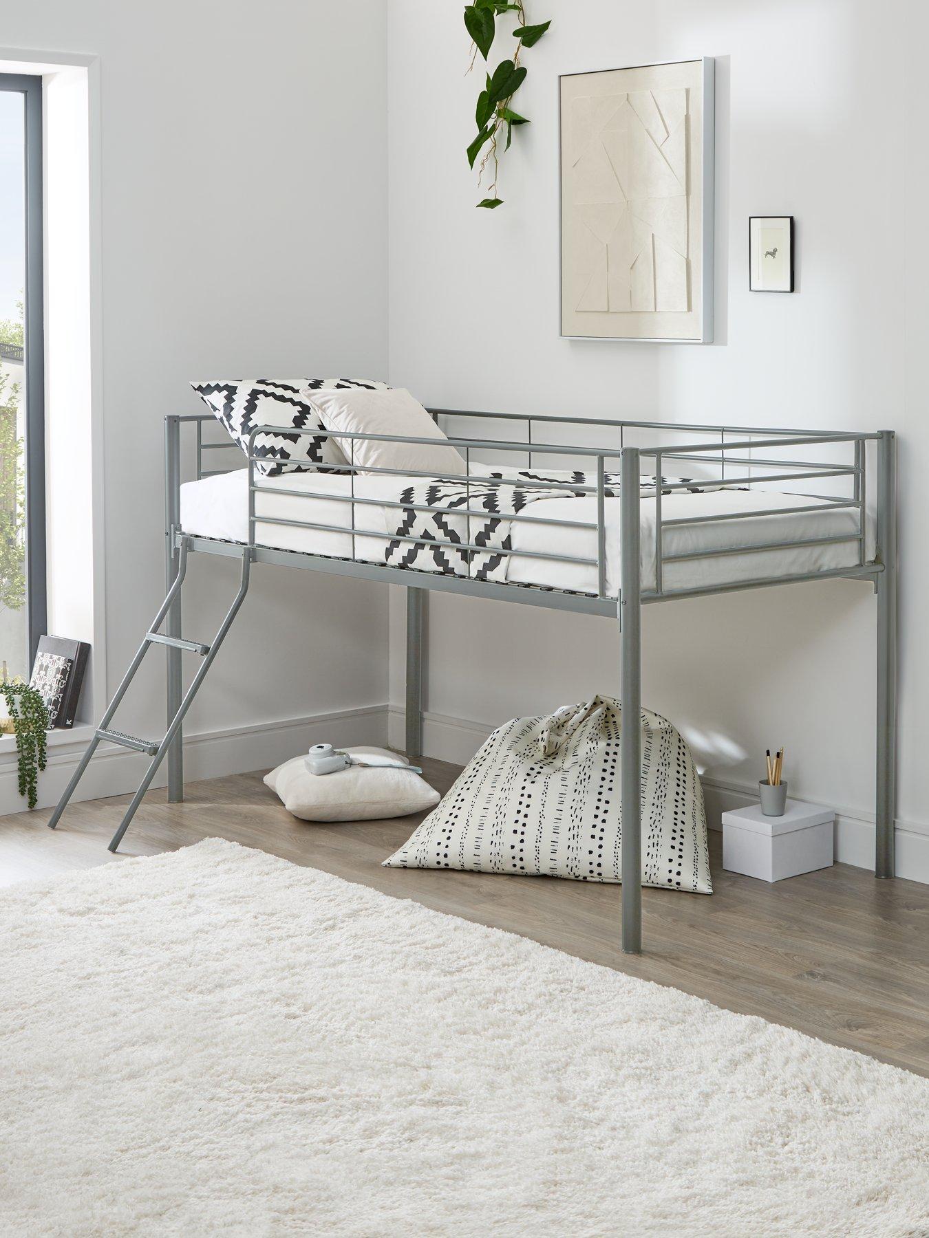 Very Home Domino Mid Sleeper Bed with Optional Mattress