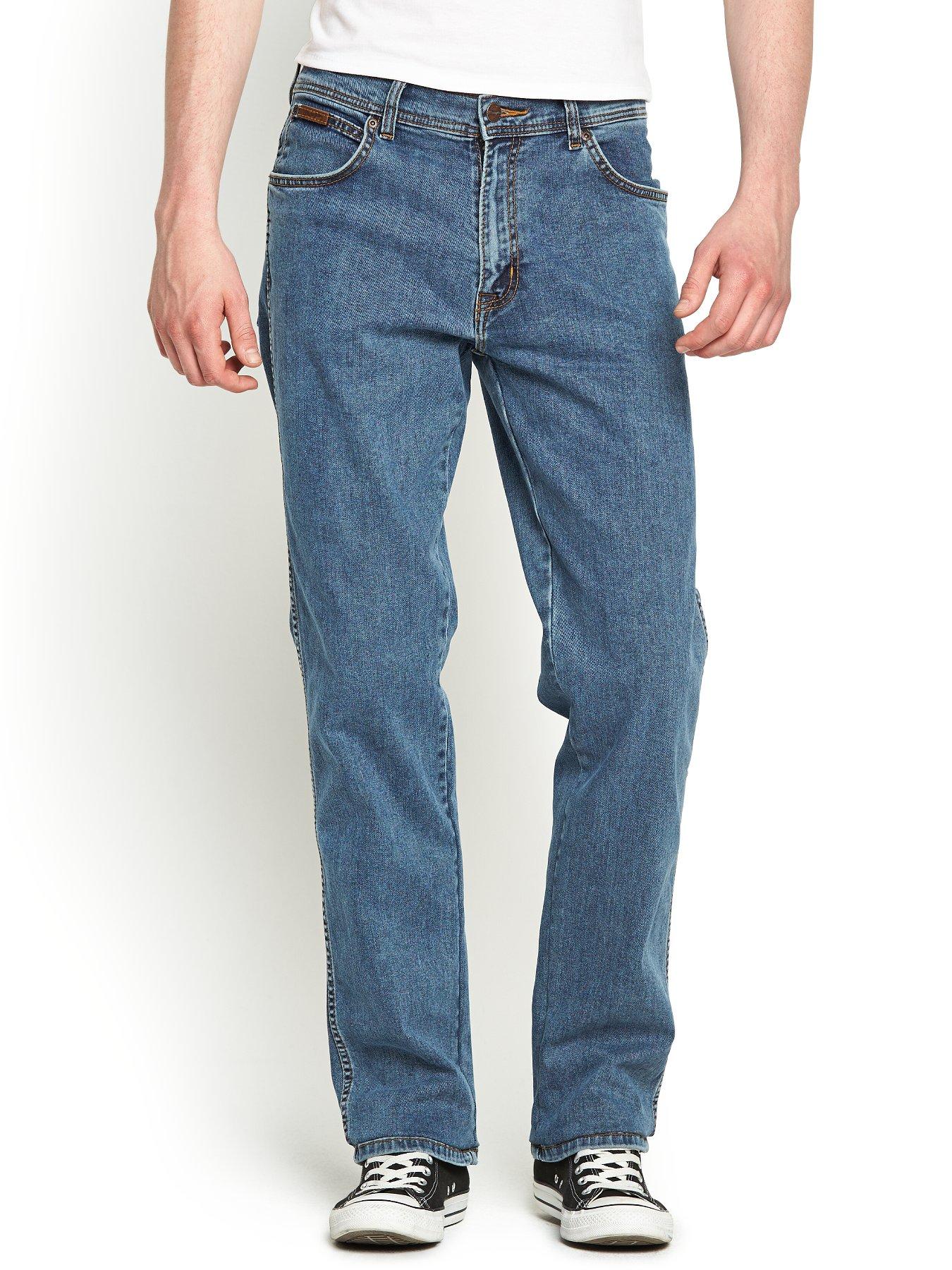 Wrangler Texas Straight Fit Jeans Blue Littlewoods