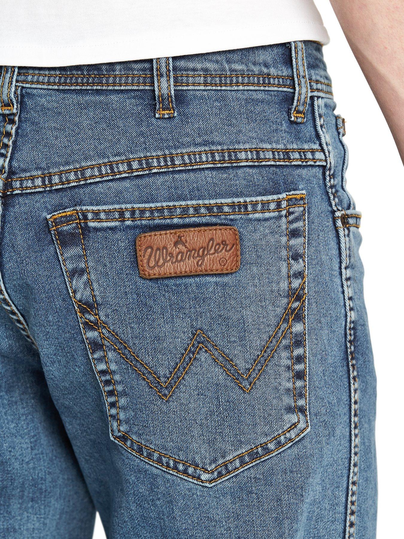 Wrangler Texas Straight Fit Jeans Blue Littlewoods