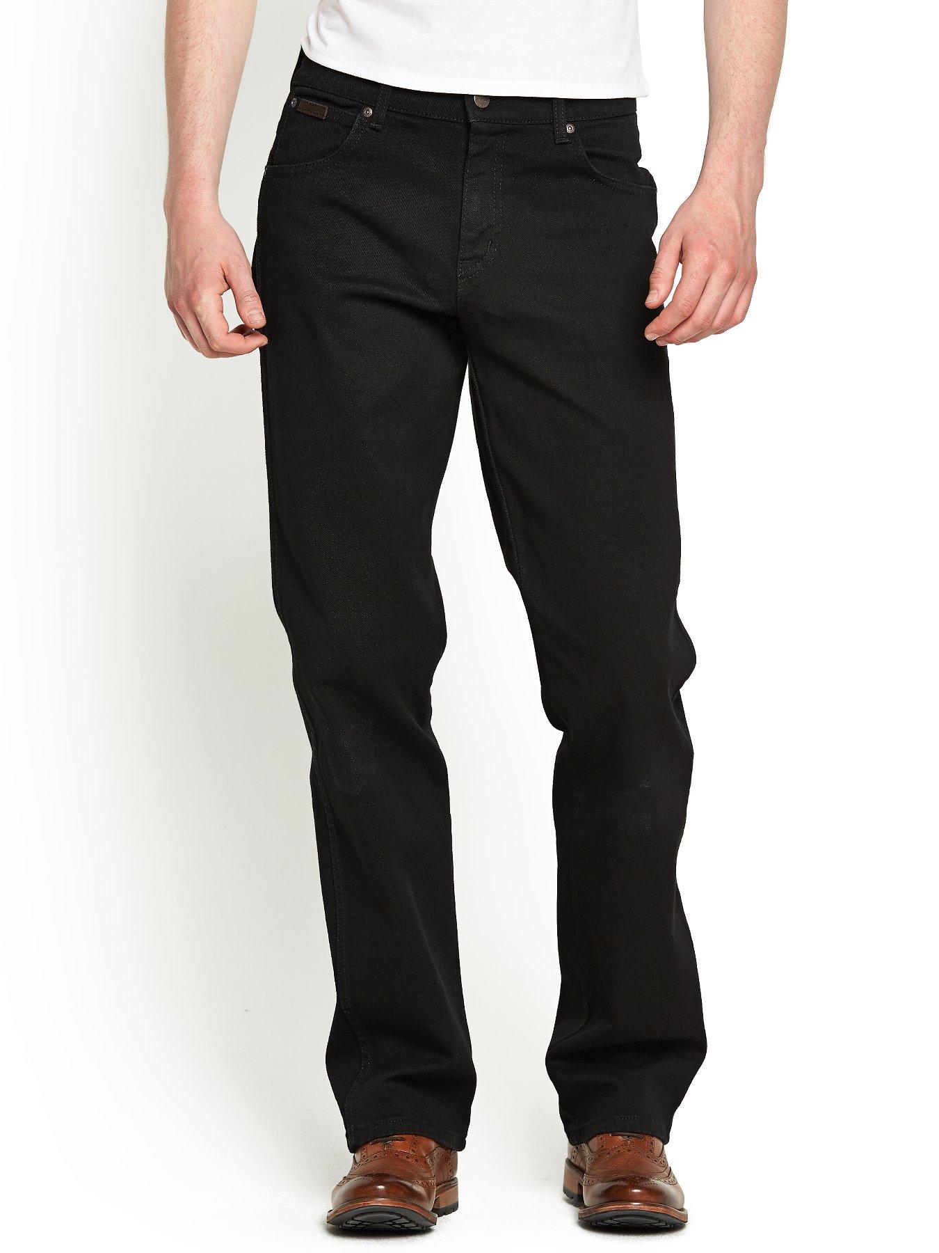 black wrangler mens jeans