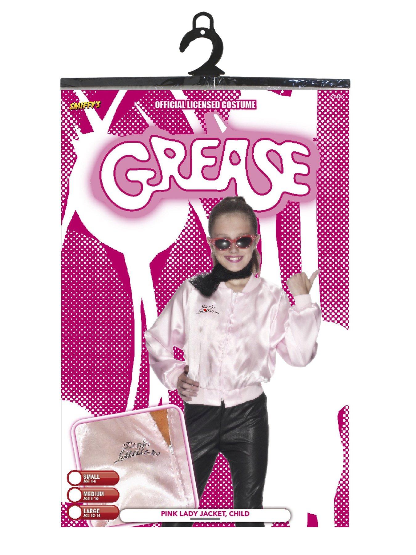 Grease Pink Ladies Jacket - Child Costume | Littlewoods