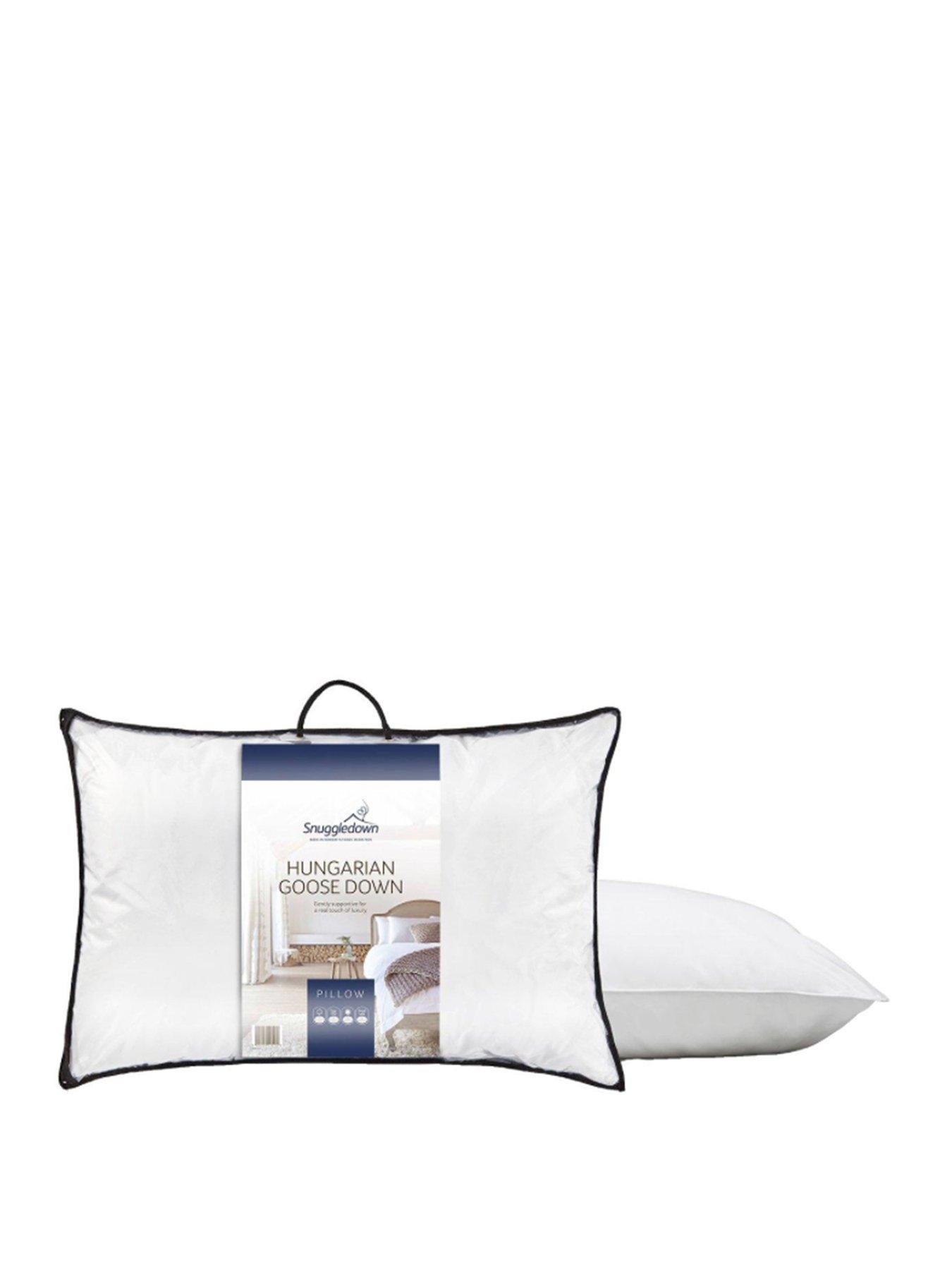 undefined Hungarian Goose Down Pillow - White