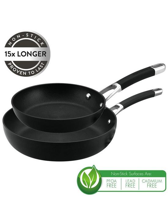 stillFront image of circulon-premier-professional-hard-anodised-20-and-28-cm-2-piece-frying-pan-set