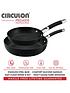  image of circulon-premier-professional-hard-anodised-20-and-28-cm-2-piece-frying-pan-set