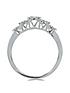  image of love-diamond-9-carat-white-gold-35-point-5-cluster-eternity-ring