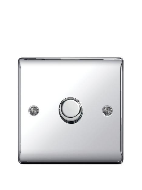 british-general-electrical-raised-1g-dimmer-switch-polished-chrome