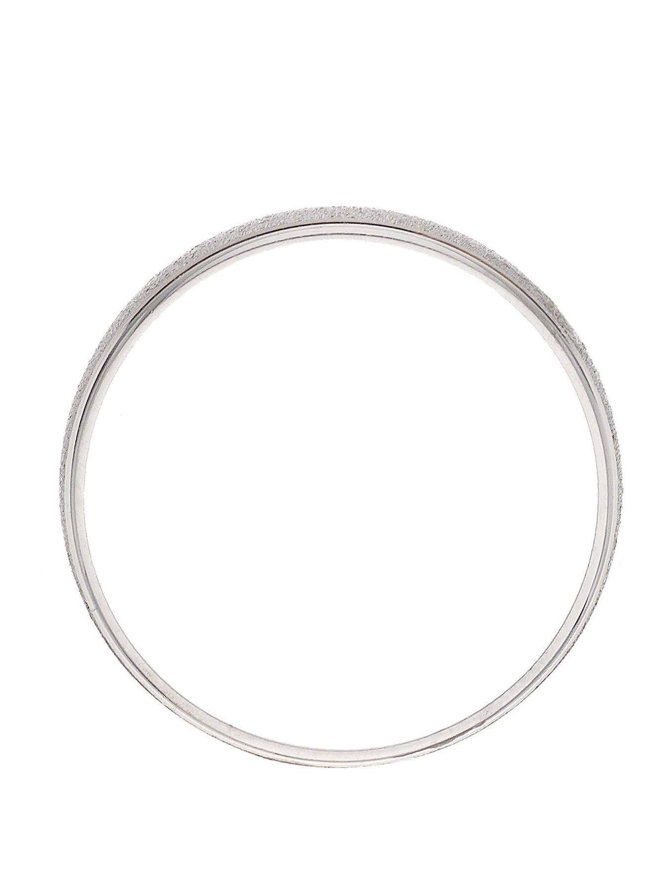  image of the-love-collection-9-carat-white-gold-5mm-patterned-wedding-band
