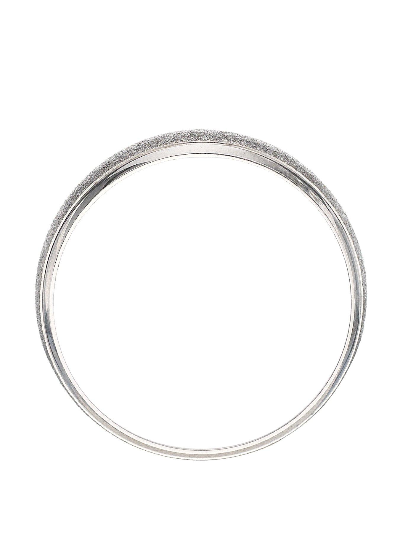  image of the-love-collection-9-carat-white-gold-patterned-wedding-band-7mm