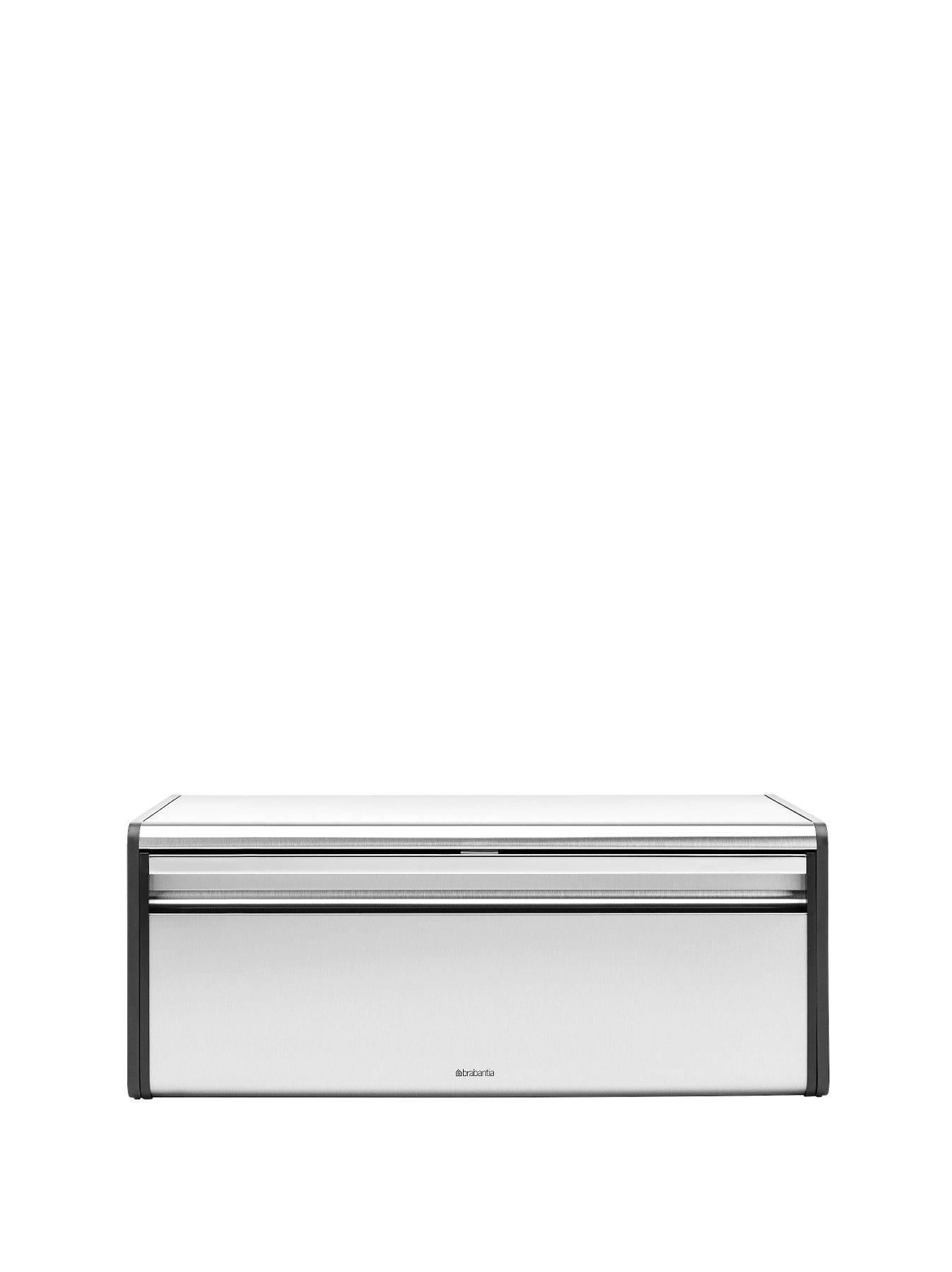 Image 1 of 5 of Brabantia Matt Steel Fall Front Bread Bin