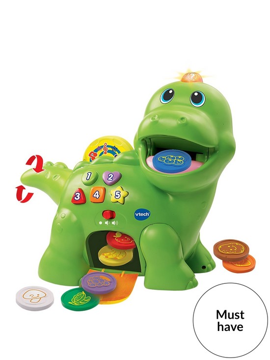 front image of vtech-feed-me-dino