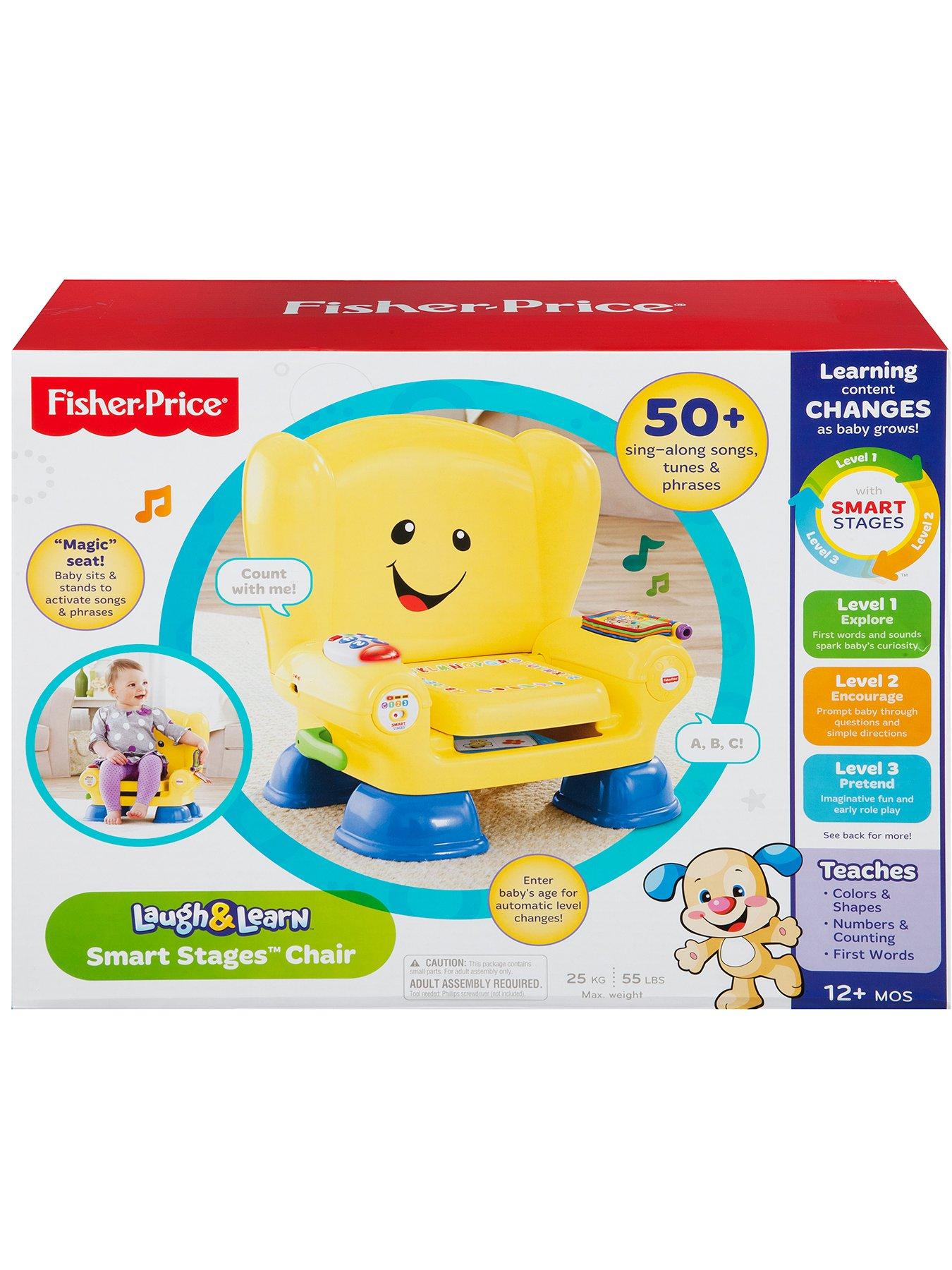 Image 6 of 7 of Fisher-Price Laugh &amp; Learn Smart Stages Chair - Yellow
