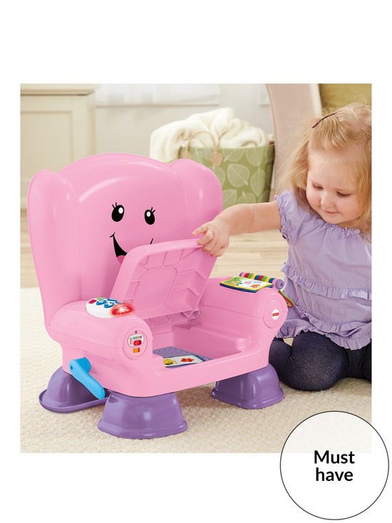 front image of fisher-price-laugh-amp-learn-smart-stages-chair-pink
