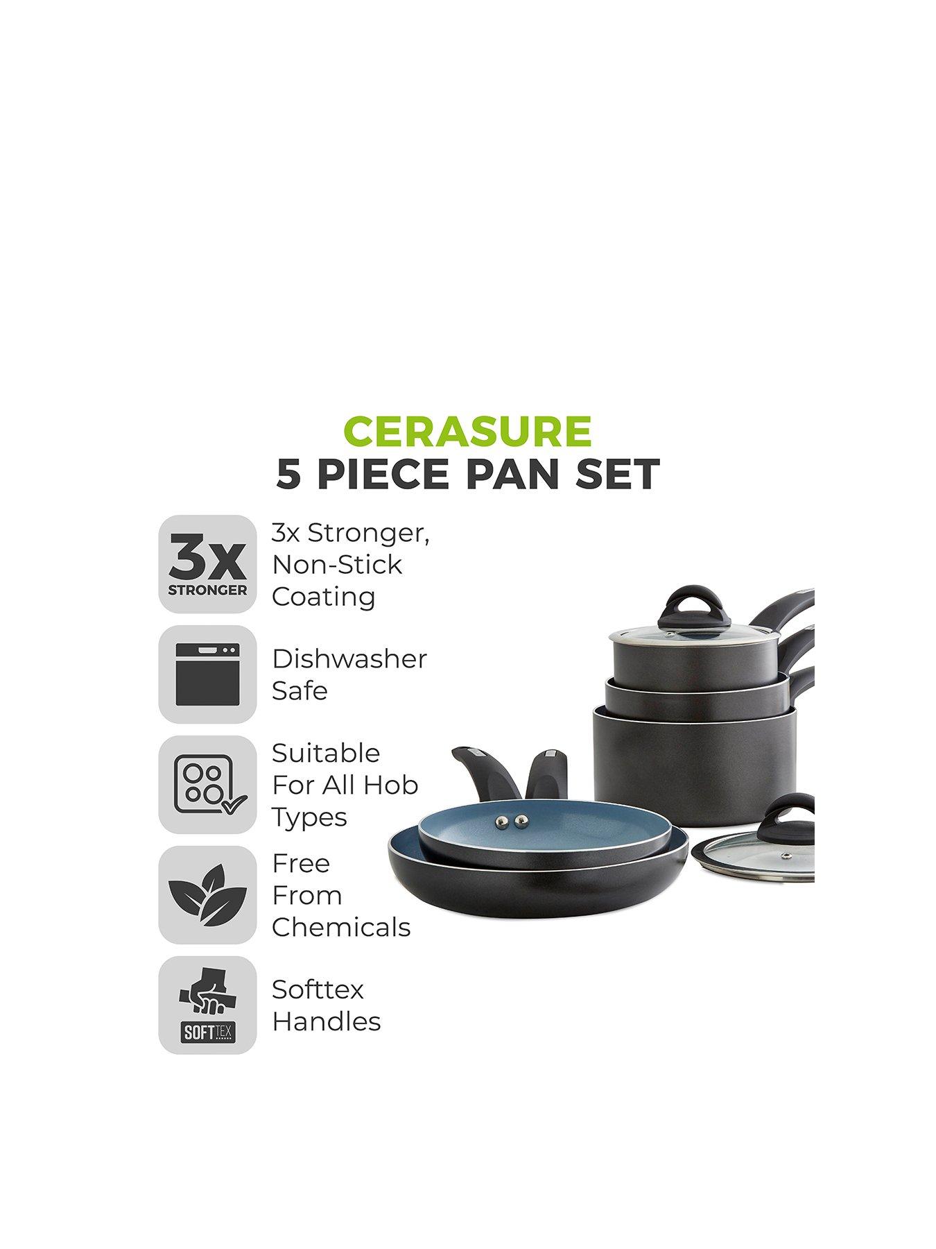  image of tower-5-piece-ceramic-coated-saucepan-set