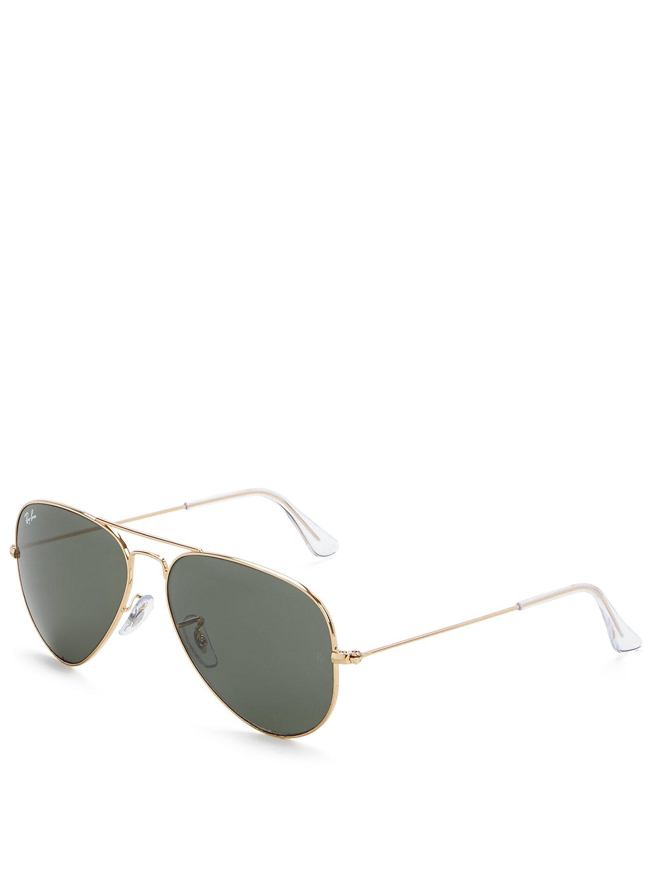 Ray-Ban Aviator Sunglasses - Gold