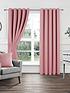  image of woven-blackout-eyelet-curtains
