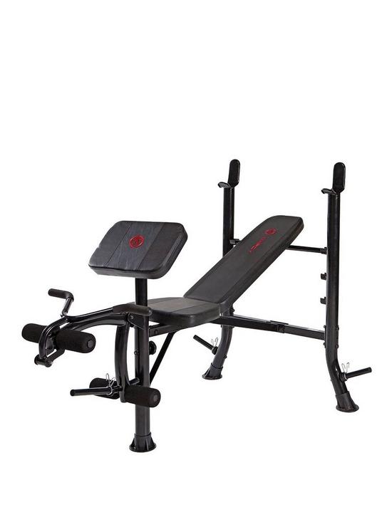 front image of marcy-eclipse-be1000-barbell-bench