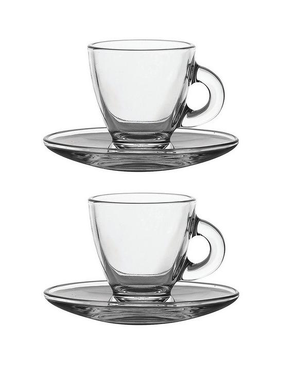 front image of ravenhead-entertain-set-of-2-espresso-cups-and-saucers