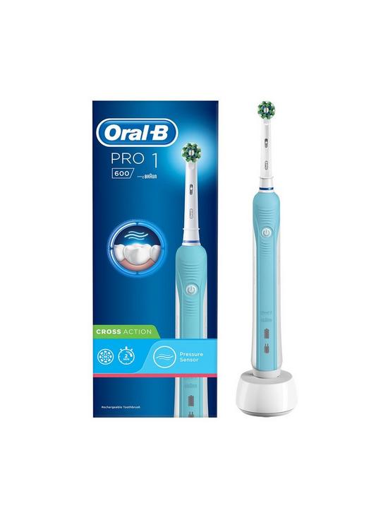 front image of oral-b-pro-600-electric-toothbrush