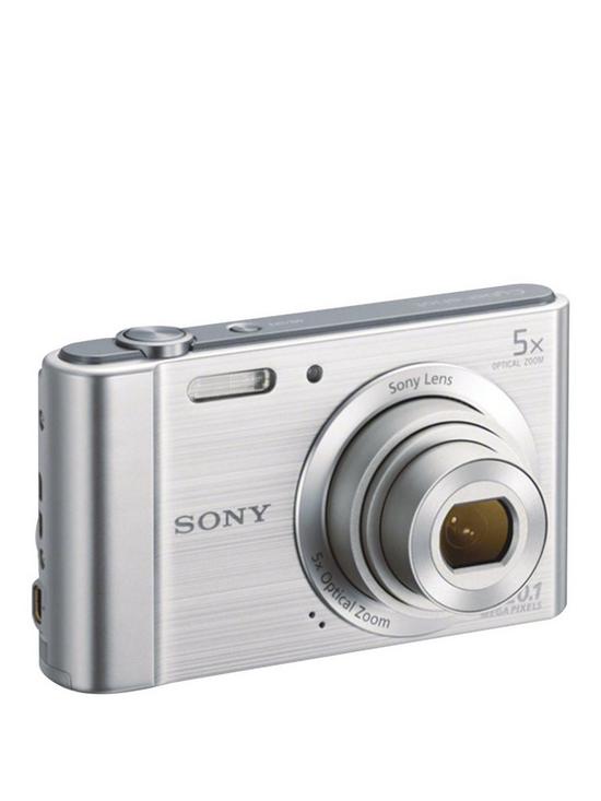 stillFront image of sony-cybershot-dsc-w800-201-megapixelnbspdigital-compact-camera-silver