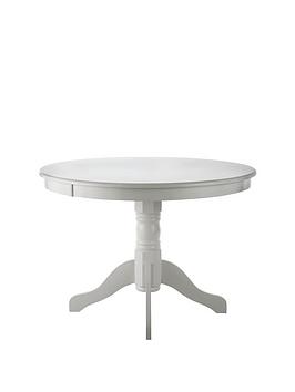 Very Ace 107 Cm Circular Dining Table - White Picture