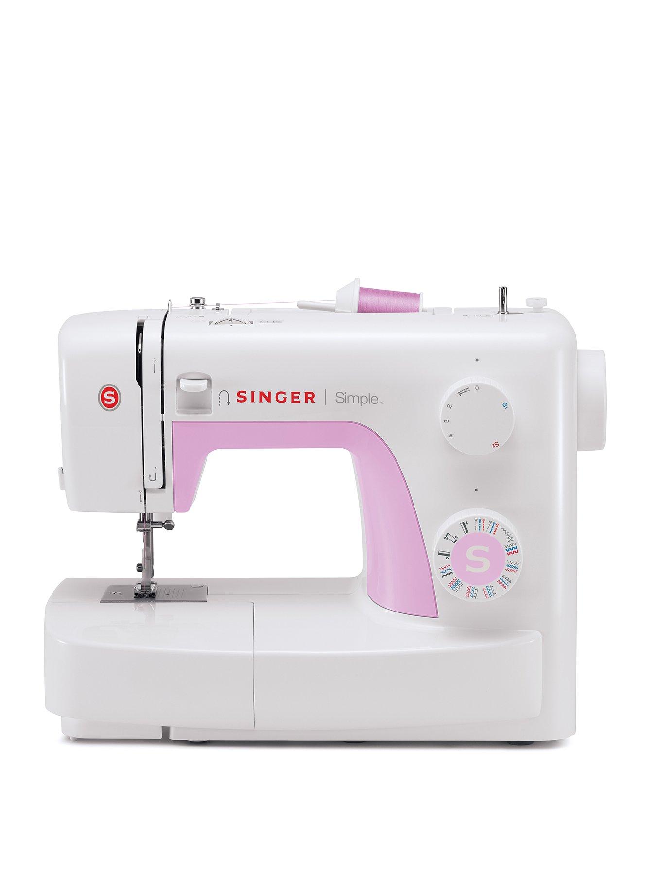 Handheld Sewing Machine, Mini Sewing Machine Sturdy Easy Operation  Continuous Lines Lightweight For Office Black,Pink