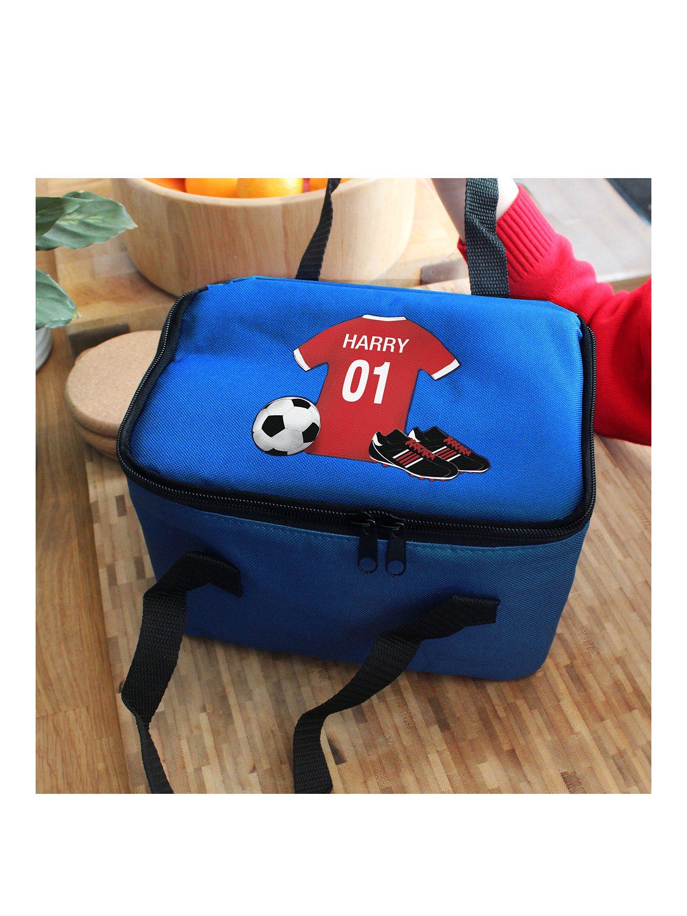 The Personalised Memento Company Personalised Football Lunch Bag