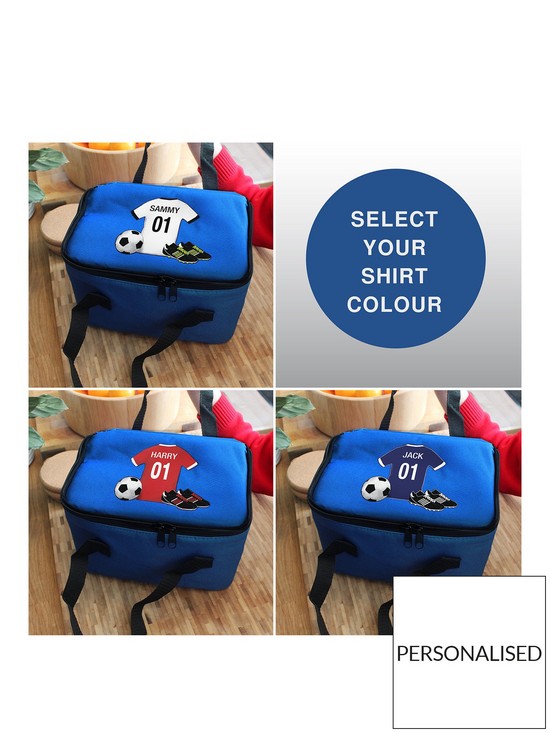 front image of the-personalised-memento-company-personalised-football-lunch-bag