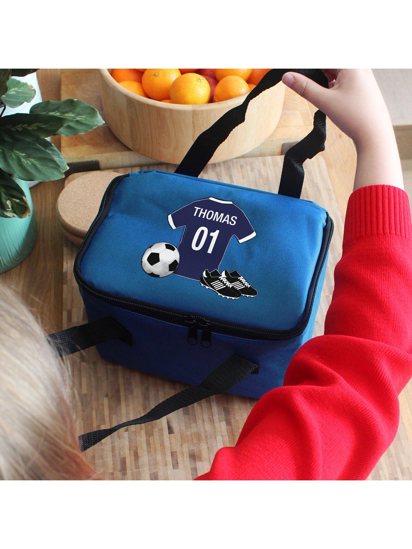 Image 2 of 2 of The Personalised Memento Company Personalised Football Lunch Bag