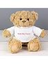  image of the-personalised-memento-company-personalised-message-teddy