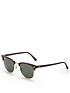  image of ray-ban-clubmaster-sunglasses-tortoise