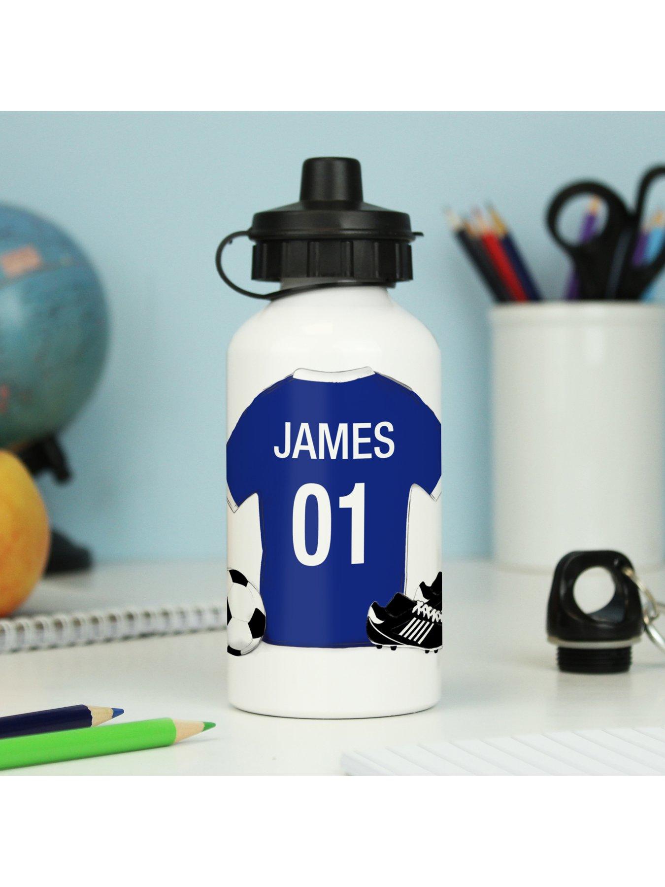 Image 2 of 2 of The Personalised Memento Company Personalised Football Drinks Bottle
