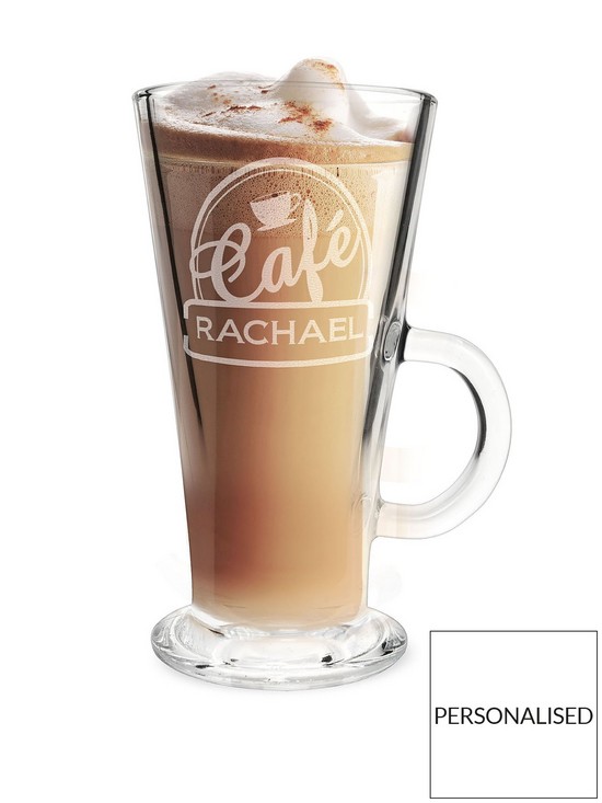 front image of the-personalised-memento-company-personalised-bistro-latte-glass