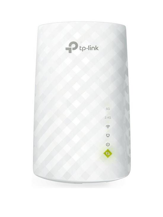 front image of tp-link-re200-ac750-dual-band-range-extender