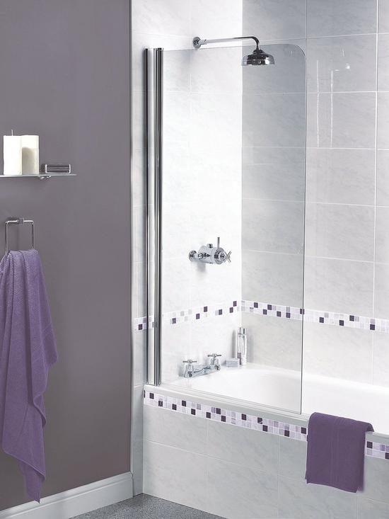 front image of aqualux-shine-half-framed-radius-bath-shower-screen-1500-x-850mm